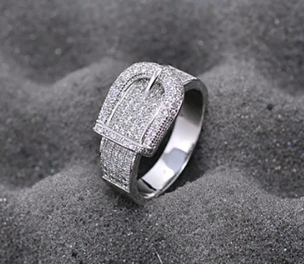 925 sterling silver stamped ring - Picture 3 of 4